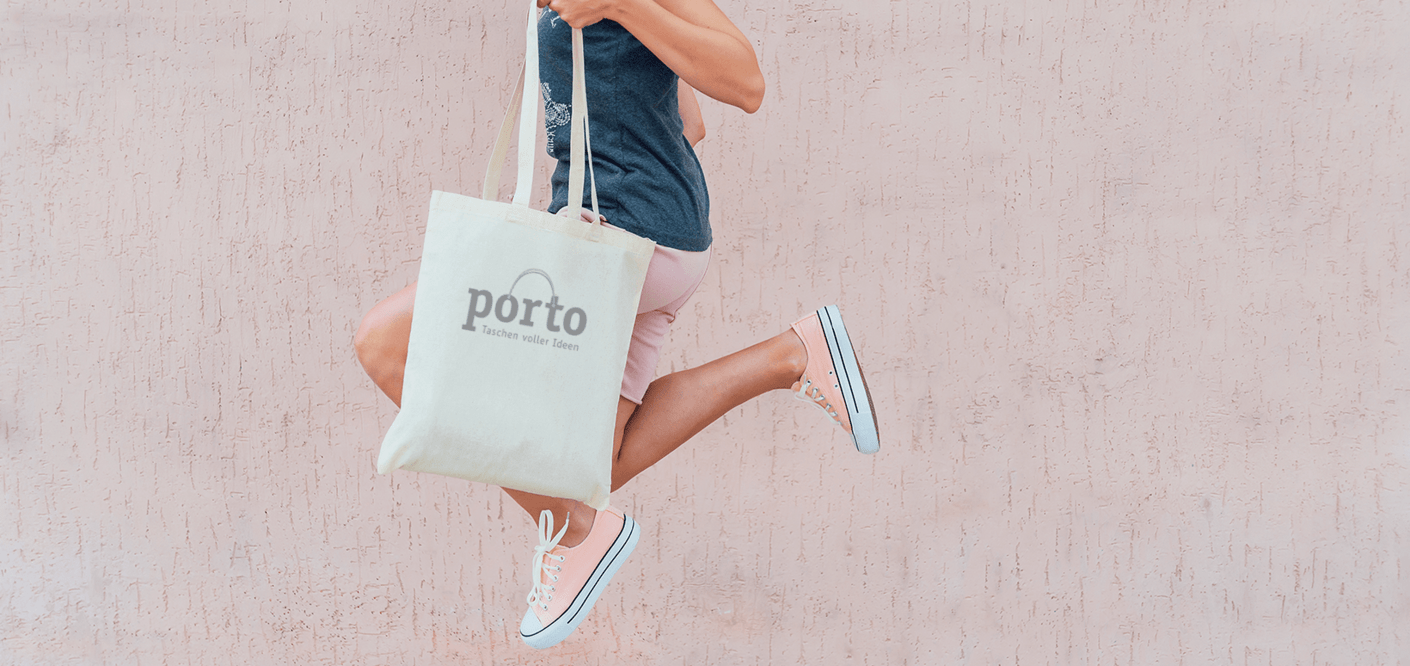 Trendmarke und Porto <br> The brand for individual carrier bags from the Remstal